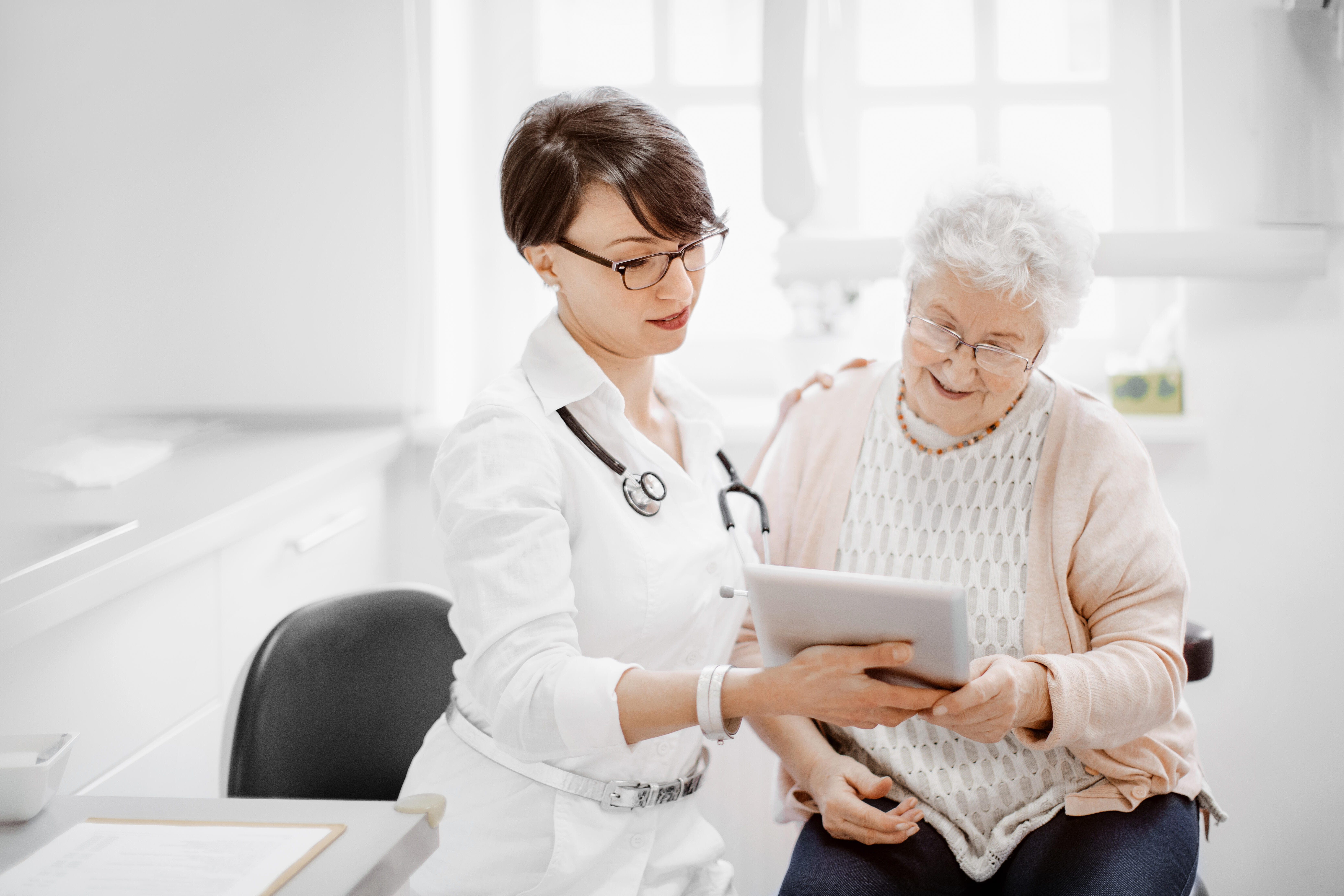 PM blog_Senior woman being consulted by doctor